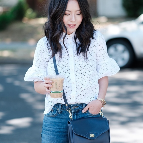 White Eyelet Tops